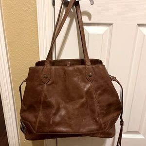 Frye Melissa Carryall in Cognac